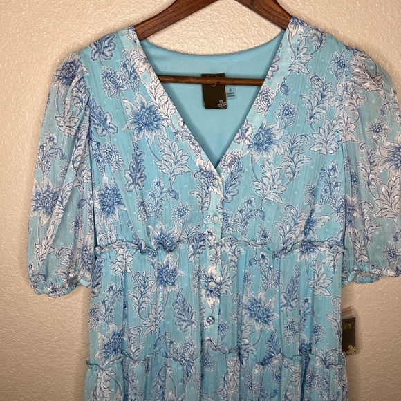 Taylor Women’s V-neck Floral Print Dress - Picture 4 of 13